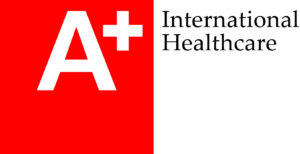 A International Healthcare Logo CMYK